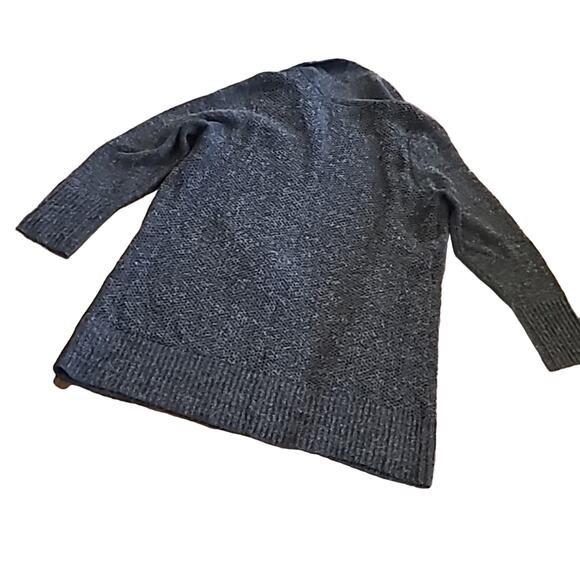 TORRID Gorgous Grey Long Duster Sweater Acrylic Wool Blend Size 18/20 - Picture 3 of 9